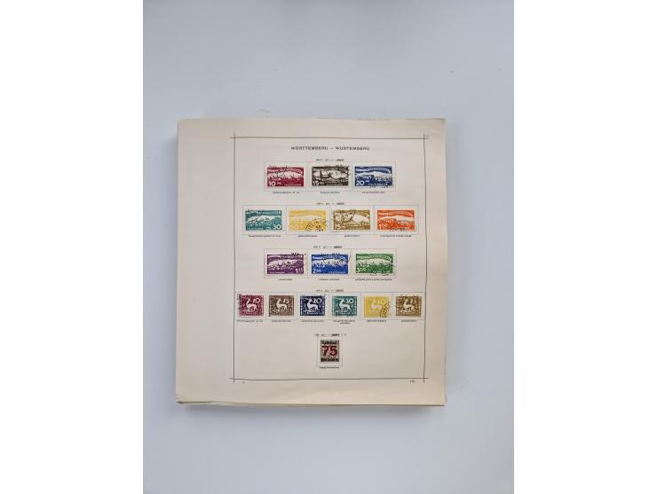 1851/1970 (ca.), mint never hinged/unused and mostly used collection, including some German States with covers, German Empire