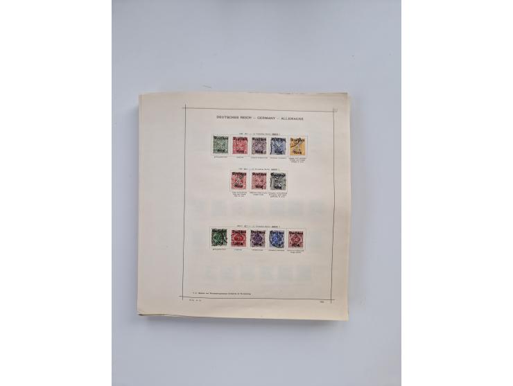 1851/1970 (ca.), mint never hinged/unused and mostly used collection, including some German States with covers, German Empire