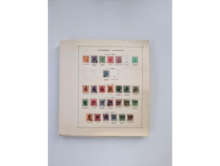 1851/1970 (ca.), mint never hinged/unused and mostly used collection, including some German States with covers, German Empire