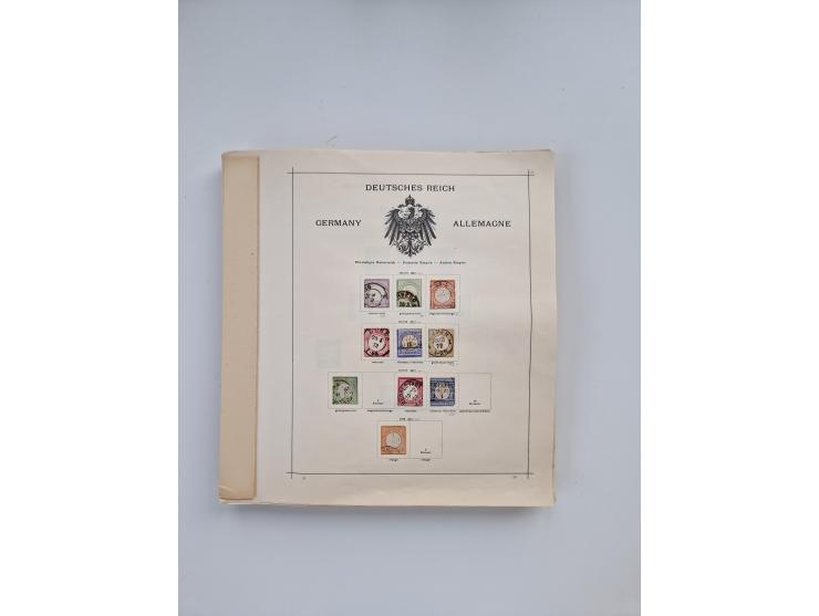 1851/1970 (ca.), mint never hinged/unused and mostly used collection, including some German States with covers, German Empire
