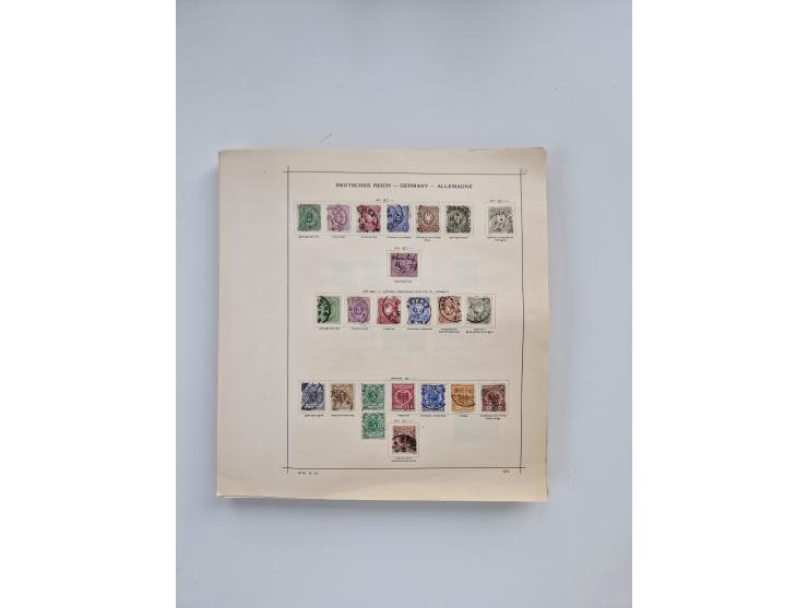 1851/1970 (ca.), mint never hinged/unused and mostly used collection, including some German States with covers, German Empire