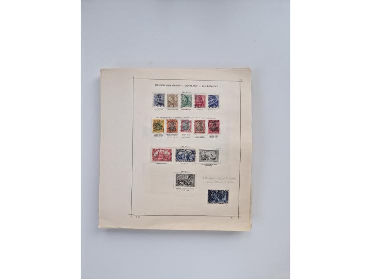 1851/1970 (ca.), mint never hinged/unused and mostly used collection, including some German States with covers, German Empire