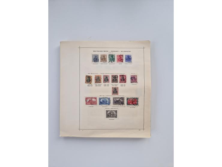 1851/1970 (ca.), mint never hinged/unused and mostly used collection, including some German States with covers, German Empire