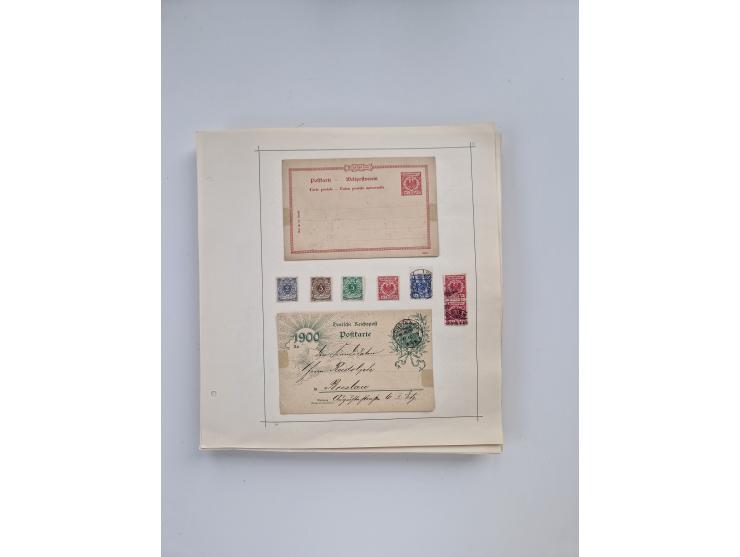 1851/1970 (ca.), mint never hinged/unused and mostly used collection, including some German States with covers, German Empire