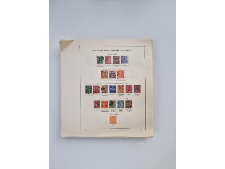 1851/1970 (ca.), mint never hinged/unused and mostly used collection, including some German States with covers, German Empire