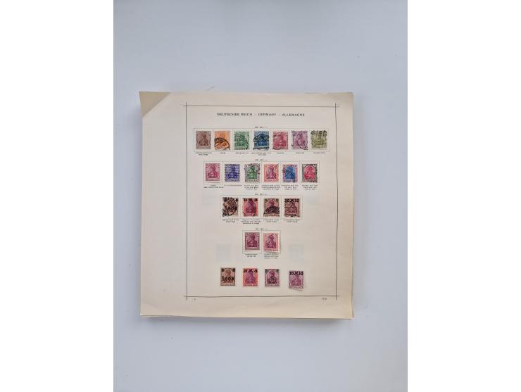 1851/1970 (ca.), mint never hinged/unused and mostly used collection, including some German States with covers, German Empire