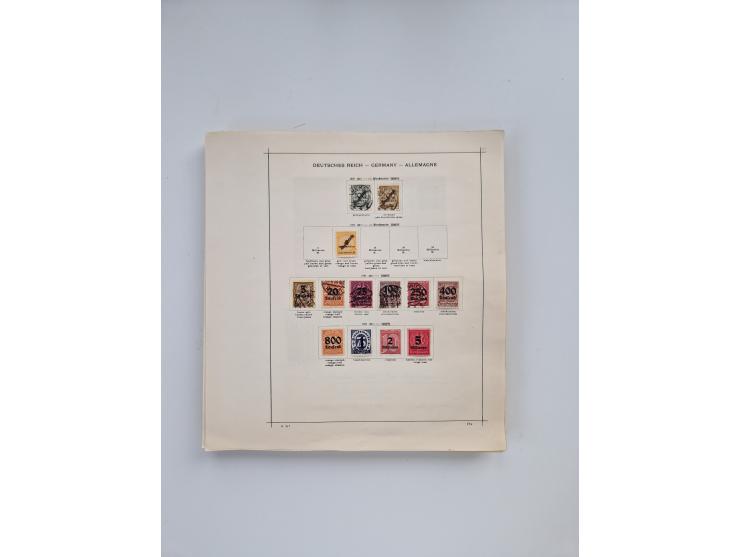 1851/1970 (ca.), mint never hinged/unused and mostly used collection, including some German States with covers, German Empire