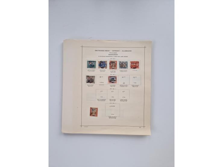 1851/1970 (ca.), mint never hinged/unused and mostly used collection, including some German States with covers, German Empire