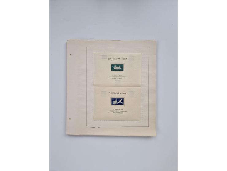 1851/1970 (ca.), mint never hinged/unused and mostly used collection, including some German States with covers, German Empire