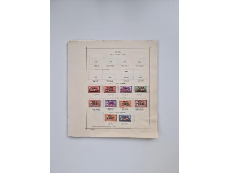 1851/1970 (ca.), mint never hinged/unused and mostly used collection, including some German States with covers, German Empire