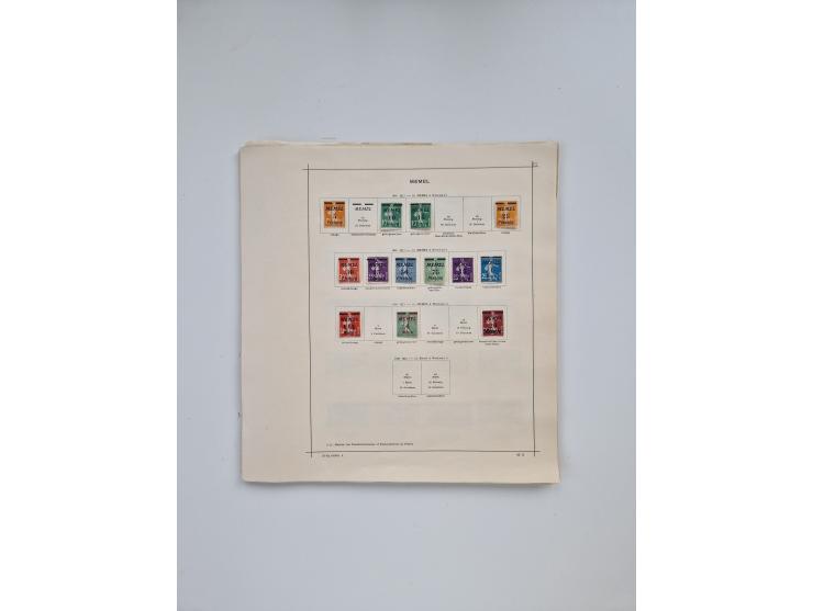 1851/1970 (ca.), mint never hinged/unused and mostly used collection, including some German States with covers, German Empire