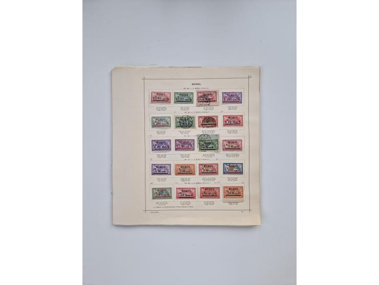 1851/1970 (ca.), mint never hinged/unused and mostly used collection, including some German States with covers, German Empire