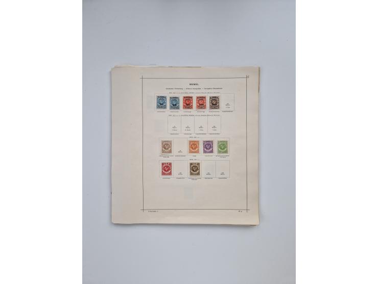 1851/1970 (ca.), mint never hinged/unused and mostly used collection, including some German States with covers, German Empire