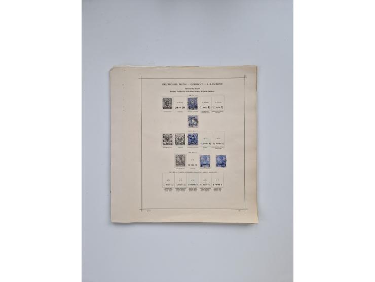 1851/1970 (ca.), mint never hinged/unused and mostly used collection, including some German States with covers, German Empire