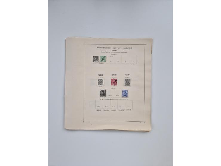 1851/1970 (ca.), mint never hinged/unused and mostly used collection, including some German States with covers, German Empire