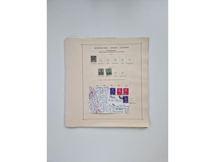 1851/1970 (ca.), mint never hinged/unused and mostly used collection, including some German States with covers, German Empire