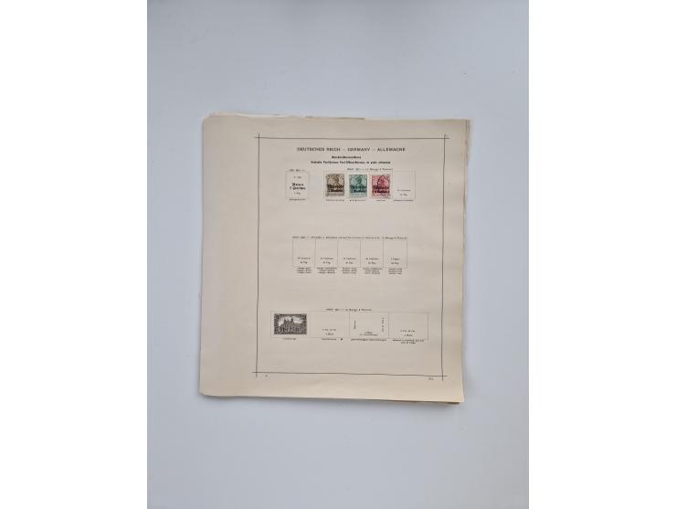 1851/1970 (ca.), mint never hinged/unused and mostly used collection, including some German States with covers, German Empire