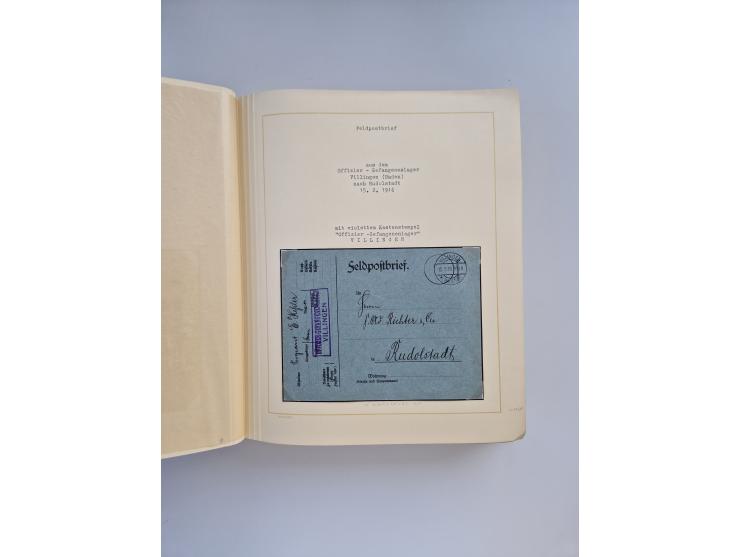 1914/2004, with over 130 covers, including WWI japanese, russian and german camps, some WWII Red Cross covers, further commem