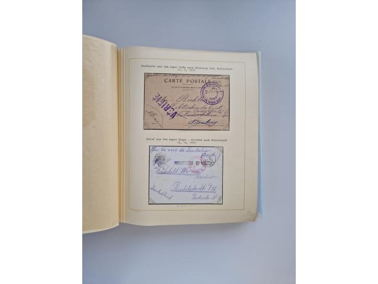 1914/2004, with over 130 covers, including WWI japanese, russian and german camps, some WWII Red Cross covers, further commem