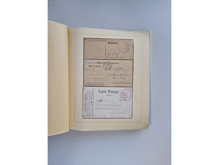 1914/2004, with over 130 covers, including WWI japanese, russian and german camps, some WWII Red Cross covers, further commem