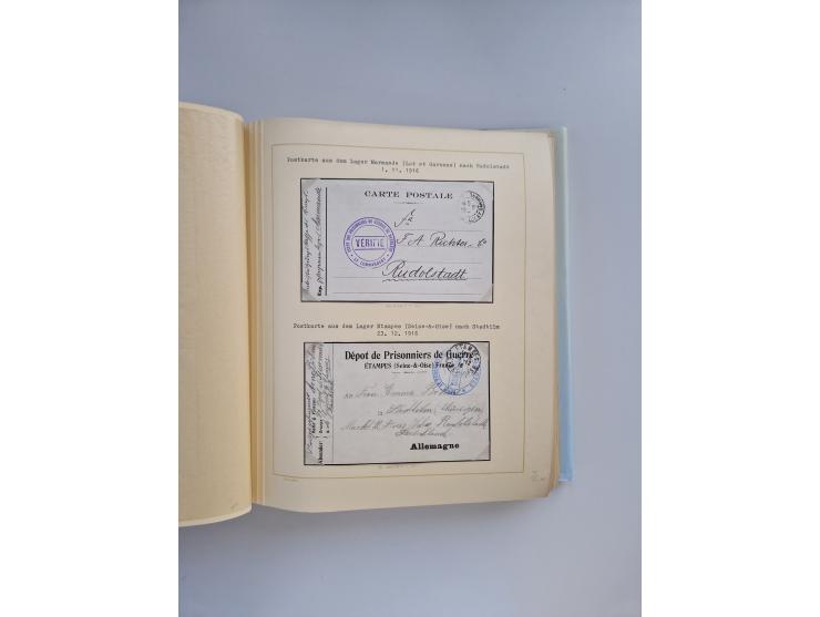 1914/2004, with over 130 covers, including WWI japanese, russian and german camps, some WWII Red Cross covers, further commem