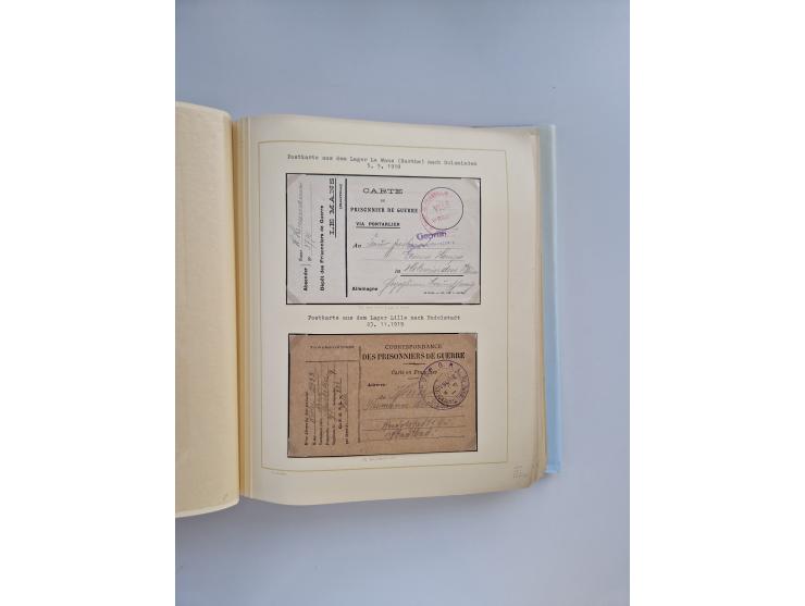 1914/2004, with over 130 covers, including WWI japanese, russian and german camps, some WWII Red Cross covers, further commem