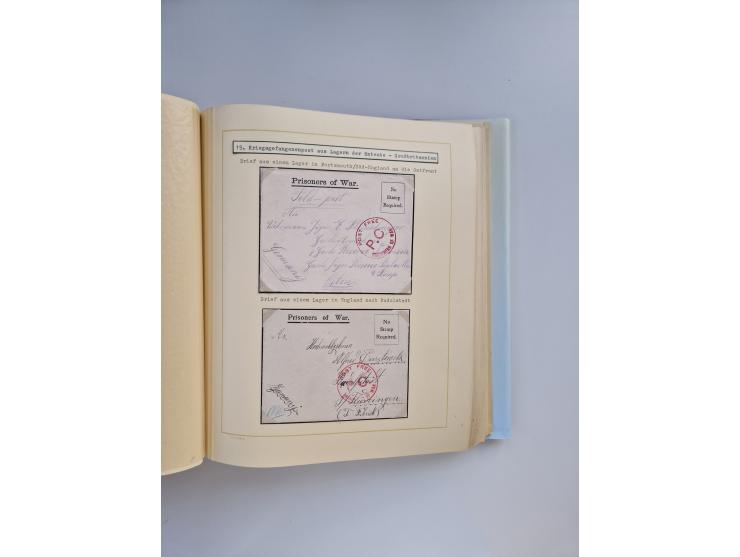 1914/2004, with over 130 covers, including WWI japanese, russian and german camps, some WWII Red Cross covers, further commem