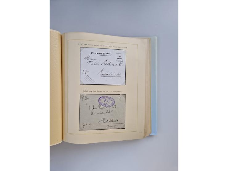 1914/2004, with over 130 covers, including WWI japanese, russian and german camps, some WWII Red Cross covers, further commem