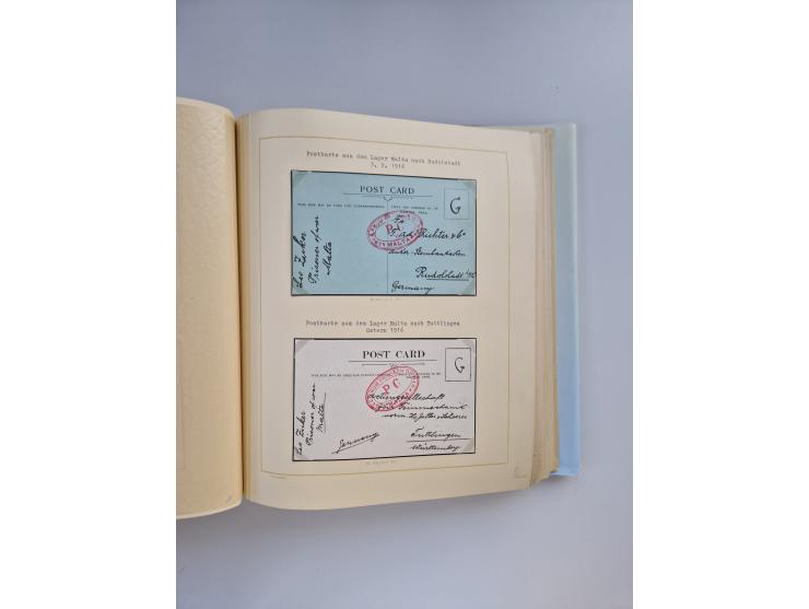 1914/2004, with over 130 covers, including WWI japanese, russian and german camps, some WWII Red Cross covers, further commem