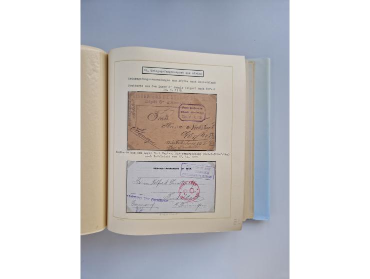 1914/2004, with over 130 covers, including WWI japanese, russian and german camps, some WWII Red Cross covers, further commem