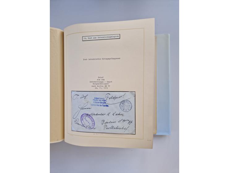 1914/2004, with over 130 covers, including WWI japanese, russian and german camps, some WWII Red Cross covers, further commem