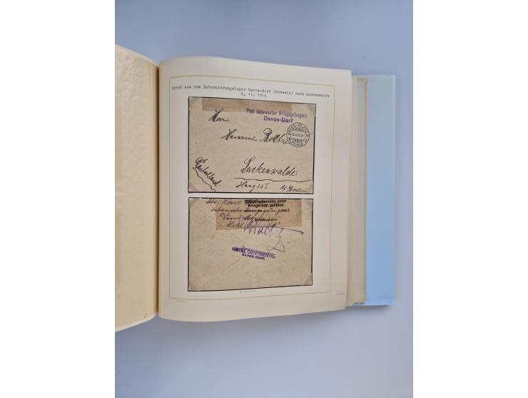 1914/2004, with over 130 covers, including WWI japanese, russian and german camps, some WWII Red Cross covers, further commem