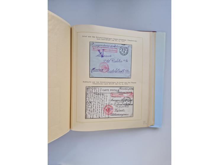 1914/2004, with over 130 covers, including WWI japanese, russian and german camps, some WWII Red Cross covers, further commem