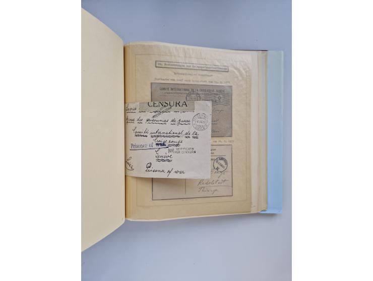 1914/2004, with over 130 covers, including WWI japanese, russian and german camps, some WWII Red Cross covers, further commem