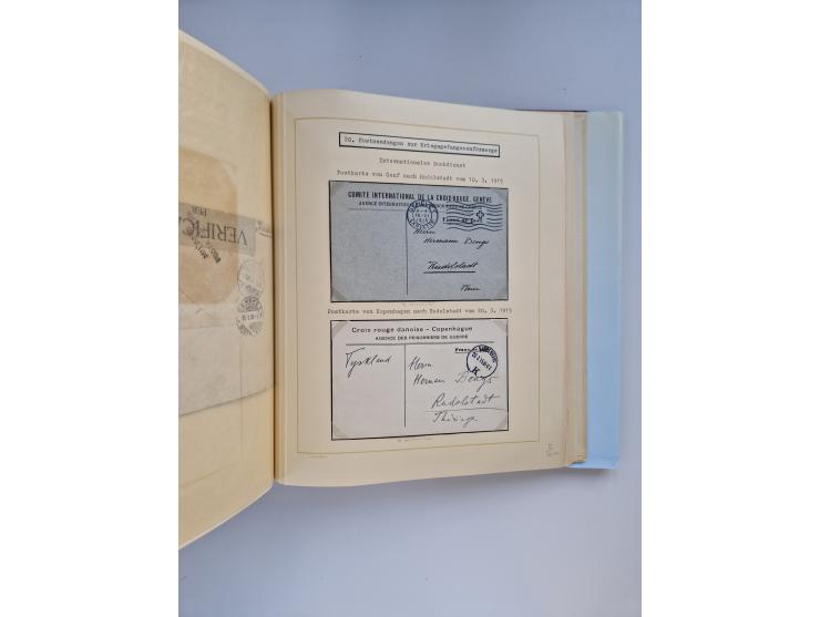 1914/2004, with over 130 covers, including WWI japanese, russian and german camps, some WWII Red Cross covers, further commem