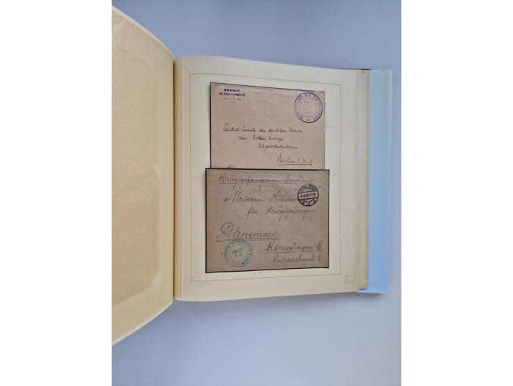 1914/2004, with over 130 covers, including WWI japanese, russian and german camps, some WWII Red Cross covers, further commem