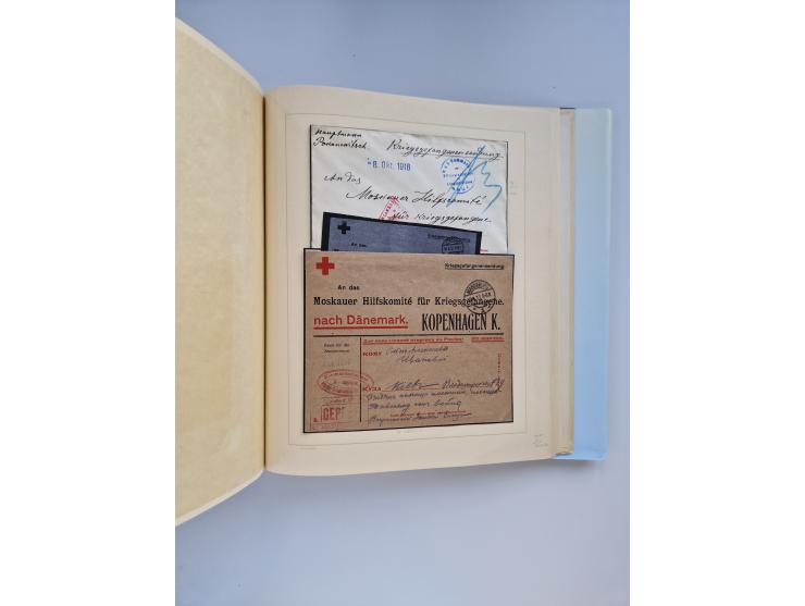 1914/2004, with over 130 covers, including WWI japanese, russian and german camps, some WWII Red Cross covers, further commem