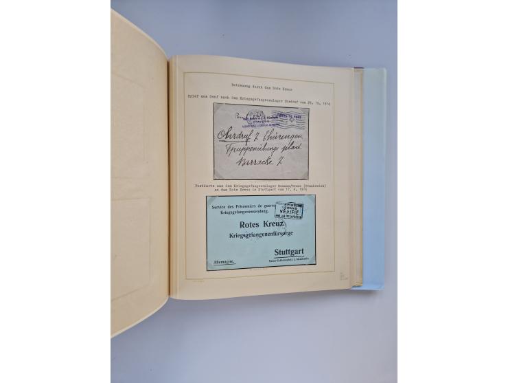 1914/2004, with over 130 covers, including WWI japanese, russian and german camps, some WWII Red Cross covers, further commem