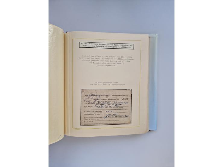 1914/2004, with over 130 covers, including WWI japanese, russian and german camps, some WWII Red Cross covers, further commem