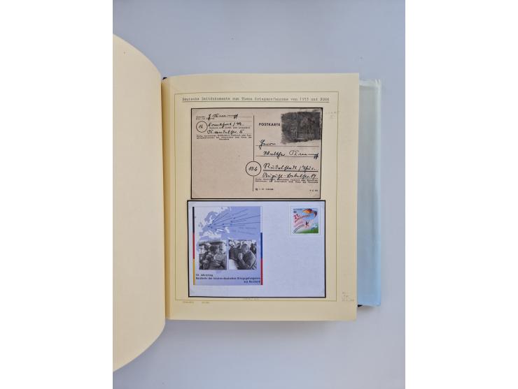 1914/2004, with over 130 covers, including WWI japanese, russian and german camps, some WWII Red Cross covers, further commem