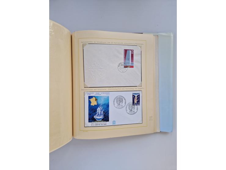 1914/2004, with over 130 covers, including WWI japanese, russian and german camps, some WWII Red Cross covers, further commem