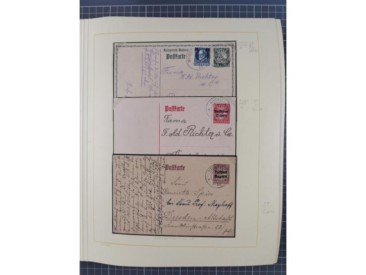 1859/1975 (ca.), postfrische/ungebrauchte und gestempelte Themensammlung “Der imperialistische Weltkrieg 1914/18”, inkl. Kolo