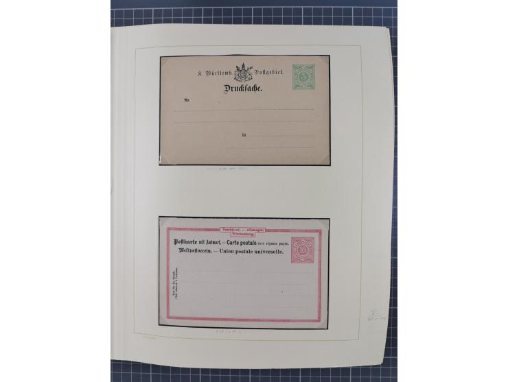 1859/1975 (ca.), postfrische/ungebrauchte und gestempelte Themensammlung “Der imperialistische Weltkrieg 1914/18”, inkl. Kolo