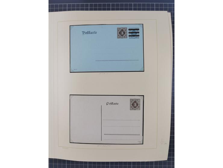 1859/1975 (ca.), postfrische/ungebrauchte und gestempelte Themensammlung “Der imperialistische Weltkrieg 1914/18”, inkl. Kolo