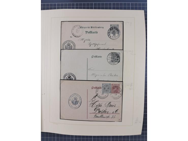 1859/1975 (ca.), postfrische/ungebrauchte und gestempelte Themensammlung “Der imperialistische Weltkrieg 1914/18”, inkl. Kolo