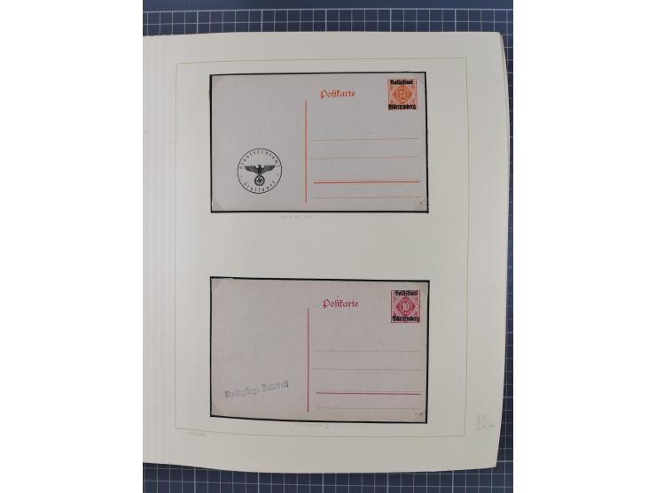 1859/1975 (ca.), postfrische/ungebrauchte und gestempelte Themensammlung “Der imperialistische Weltkrieg 1914/18”, inkl. Kolo