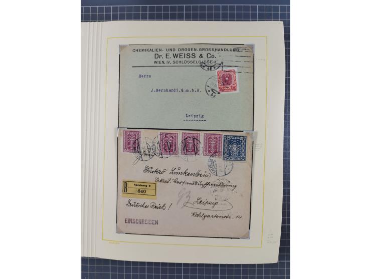 1859/1975 (ca.), postfrische/ungebrauchte und gestempelte Themensammlung “Der imperialistische Weltkrieg 1914/18”, inkl. Kolo