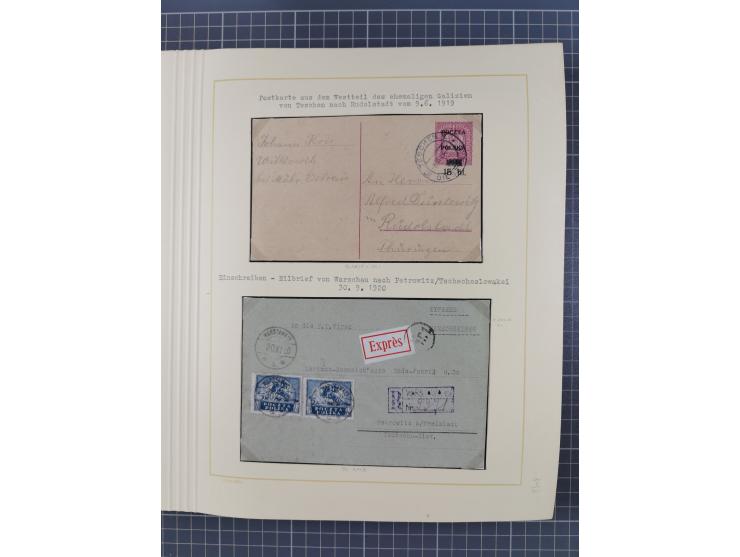 1859/1975 (ca.), postfrische/ungebrauchte und gestempelte Themensammlung “Der imperialistische Weltkrieg 1914/18”, inkl. Kolo