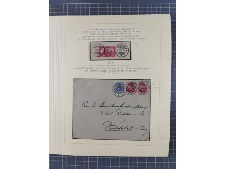 1859/1975 (ca.), postfrische/ungebrauchte und gestempelte Themensammlung “Der imperialistische Weltkrieg 1914/18”, inkl. Kolo