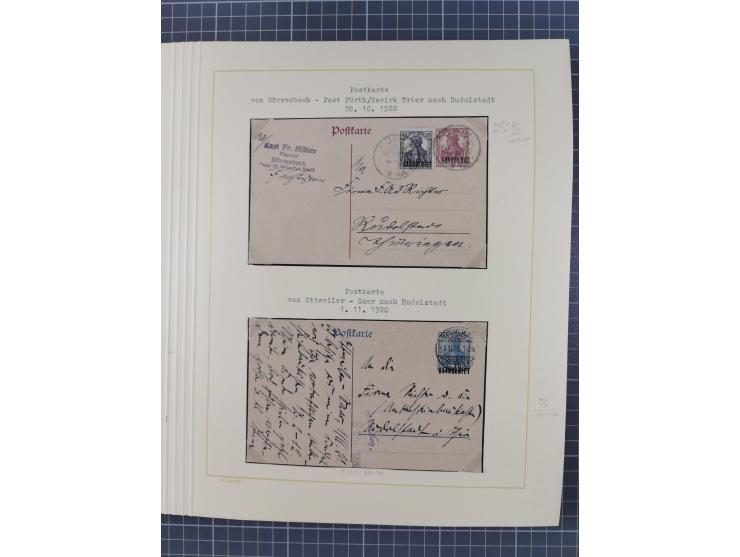 1859/1975 (ca.), postfrische/ungebrauchte und gestempelte Themensammlung “Der imperialistische Weltkrieg 1914/18”, inkl. Kolo